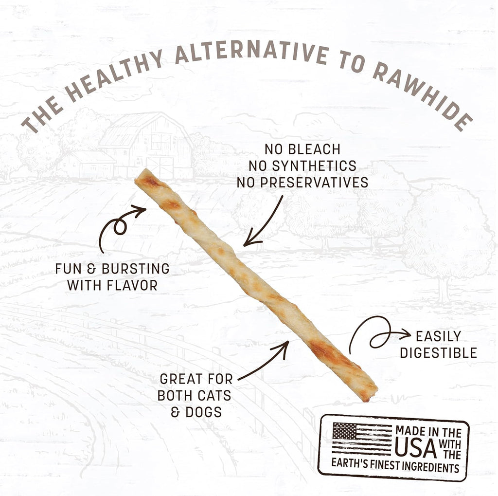 Earth Animal No Hide Chew Stix - Mini - Dog.Dog.Cat.