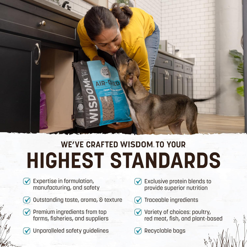Earth Animal Wisdom Air Dried Dog Food - Sea to Stream, Chicken, Turkey - Dog.Dog.Cat.
