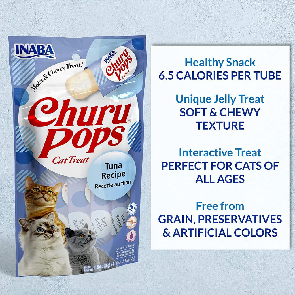 Churu Pops Cat Treat Tube-Chicken Recipe : 0.5oz 4 pack - Dog.Dog.Cat.