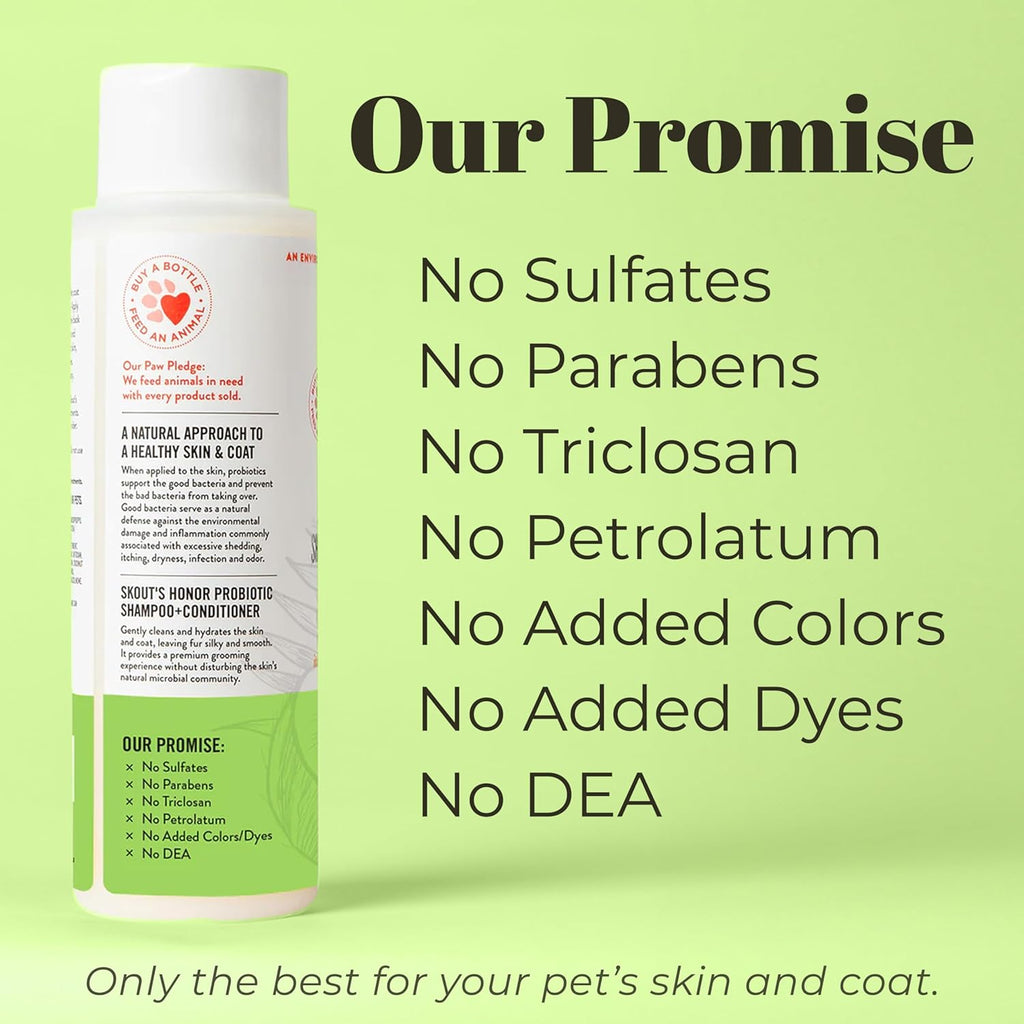Skout's Honor Probiotic Shampoo+Conditioner Sunkissed Coconut - Dog.Dog.Cat.