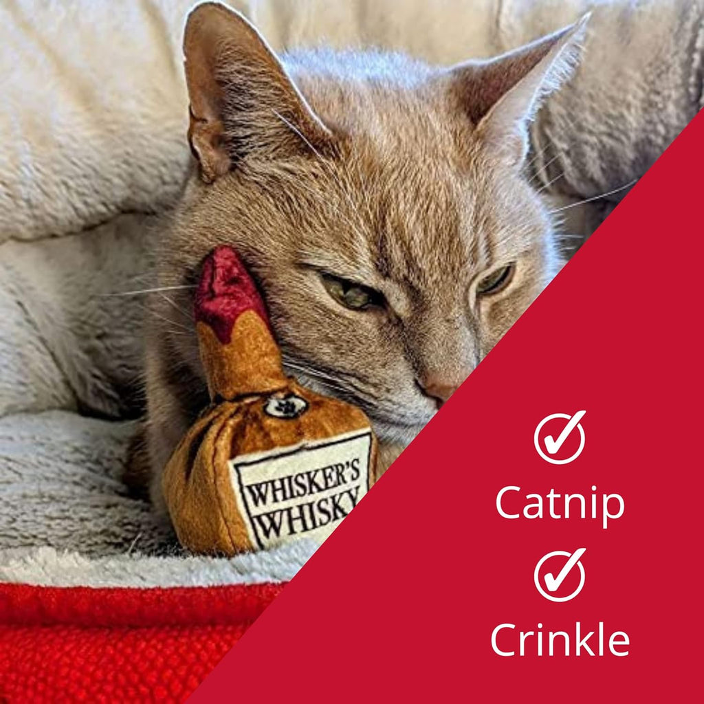 Whisker's Whisky Plush Cat Toy - Dog.Dog.Cat.