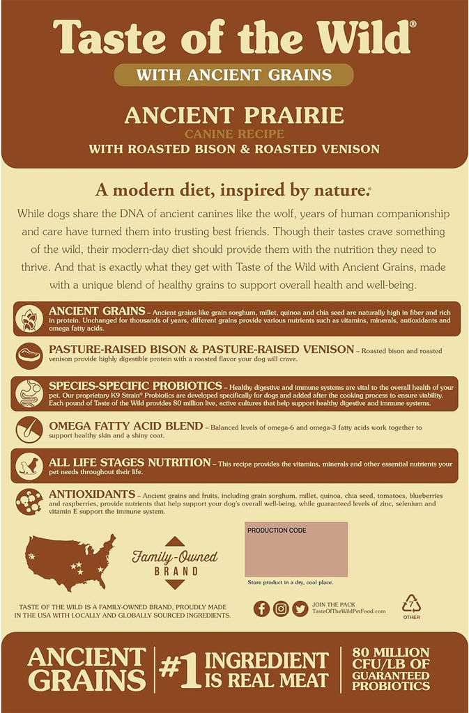 Taste of the Wild Ancient Grains Dry Dog Food - Dog.Dog.Cat.