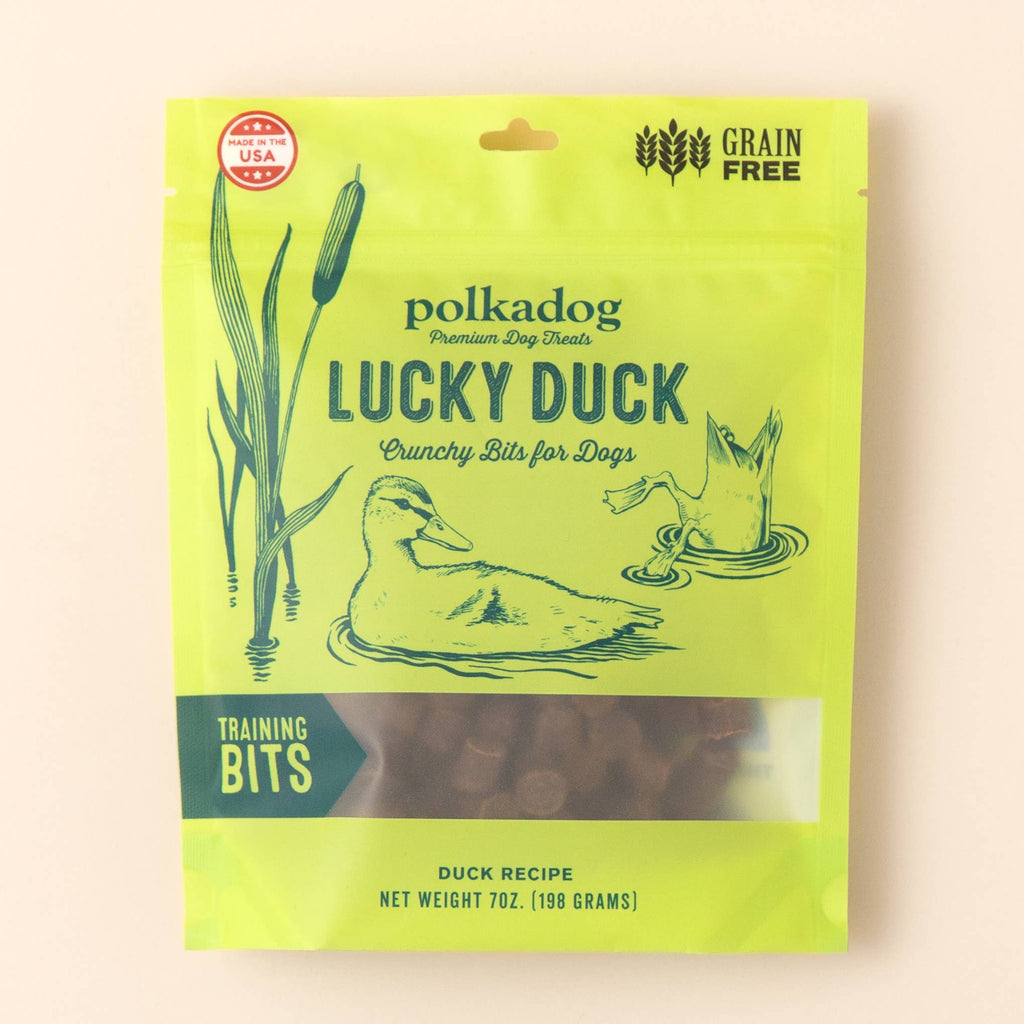 Polkadog - Lucky Duck Training Bits - 7oz - Dog Treats - Dog.Dog.Cat.