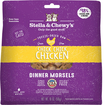 Stella & Chewy's Freeze-Dried Raw Cat Food - Chicken - Dog.Dog.Cat.