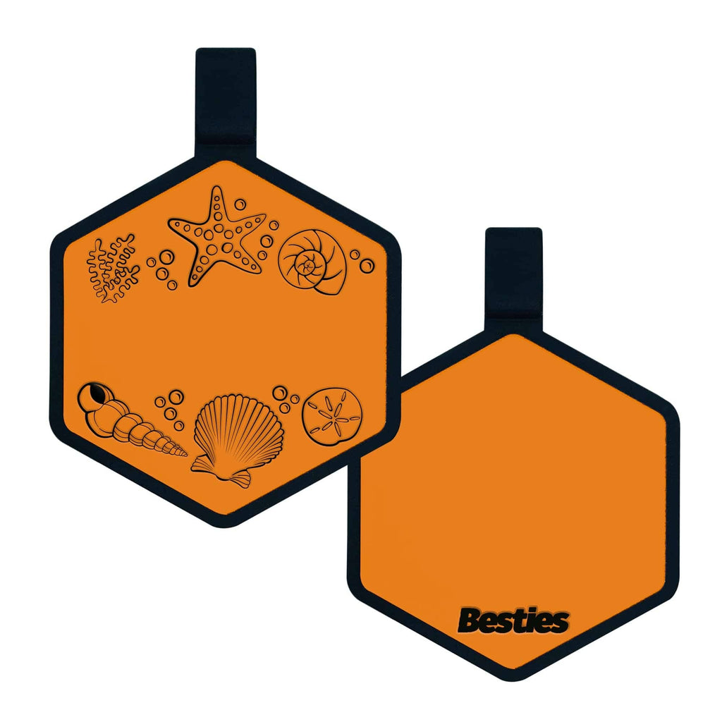 Besties Pets - Under The Sea Silicone ID Tag - Dog.Dog.Cat.