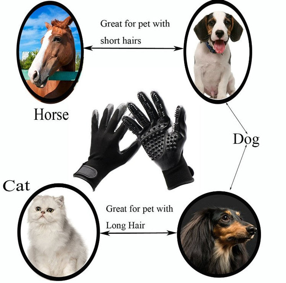 Ultimate Pet Grooming Glove - Dog.Dog.Cat.