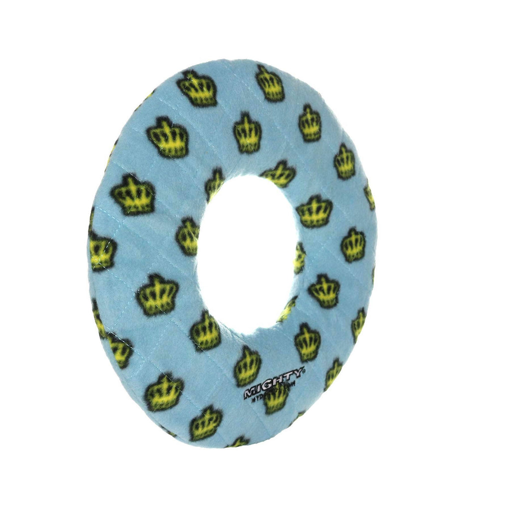 Tuffy Dog Toys - VIP Products - Mighty Ring - Blue, Durable, Squeaky Dog Toy, No Stuffing - Dog.Dog.Cat.
