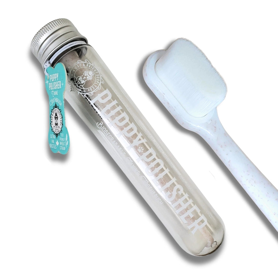 Puppy Polisher Eco Toothbrush - Dog.Dog.Cat.