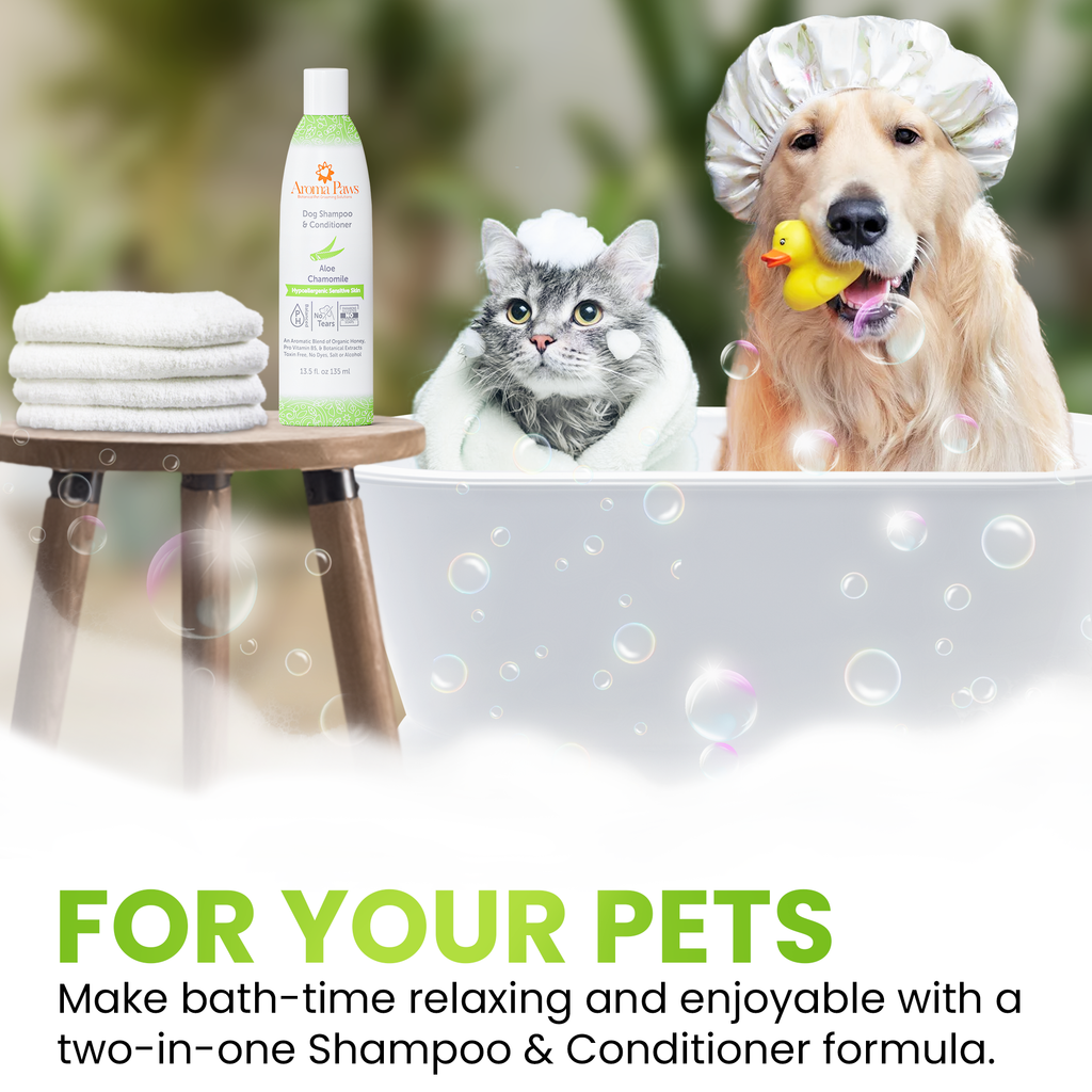 Aroma Paws 13.5 Oz. Shampoo Hypoallergenic - Dog.Dog.Cat.