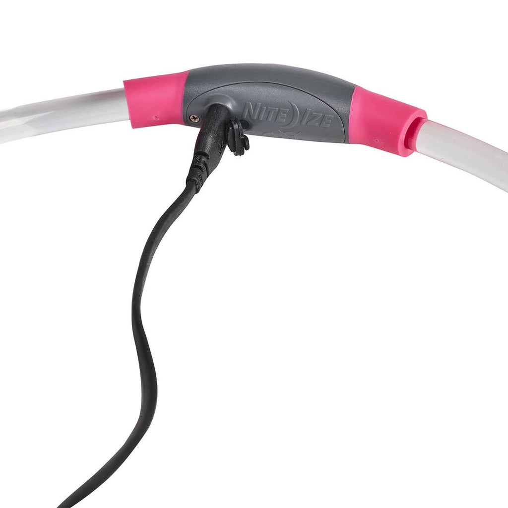 Nite Ize NiteHowl® Rechargeable LED Safety Necklace - Pink - Dog.Dog.Cat.