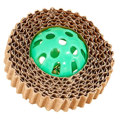 Manufacturer Corrugated Cardboard Cat Toy Plastic Ball With bell - Dog.Dog.Cat.