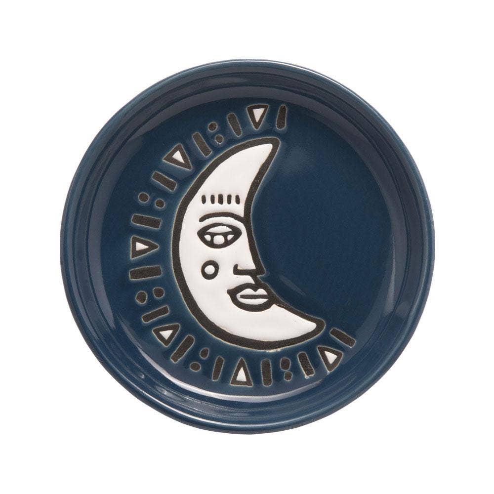 Speckle and Spot by Ore’ Originals - Mini Pet Bowl or Coaster | Moon - Dog.Dog.Cat.