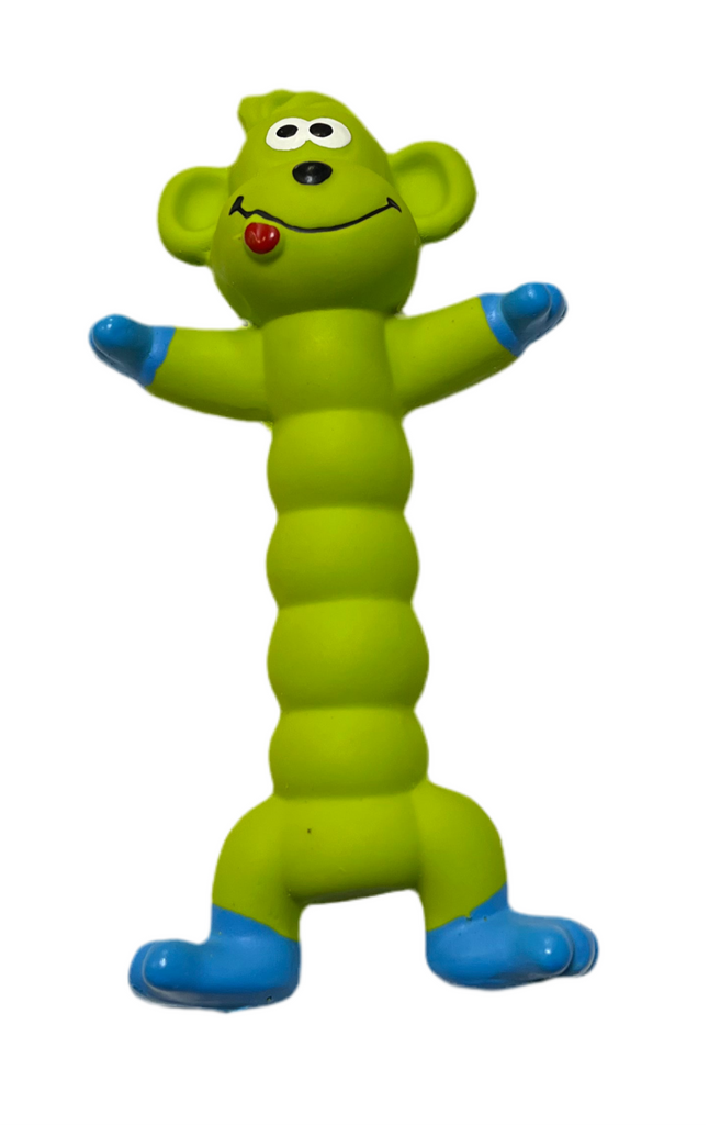 Latex Monkey with loud Squeaker small and medium-sized dogs 7.5" - Dog.Dog.Cat.