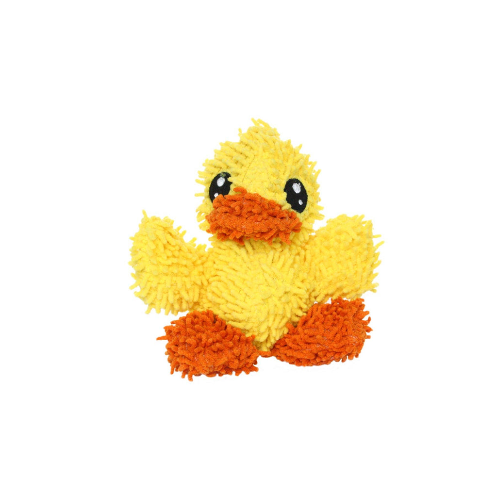 Tuffy Dog Toys - VIP Products - Mighty Jr Microfiber Ball Duck, Durable, Squeaky Dog Toy - Dog.Dog.Cat.