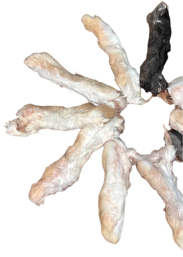 Rabbit Feet (each) Bulk Dog Chew Natural Single Ingredient - Dog.Dog.Cat.