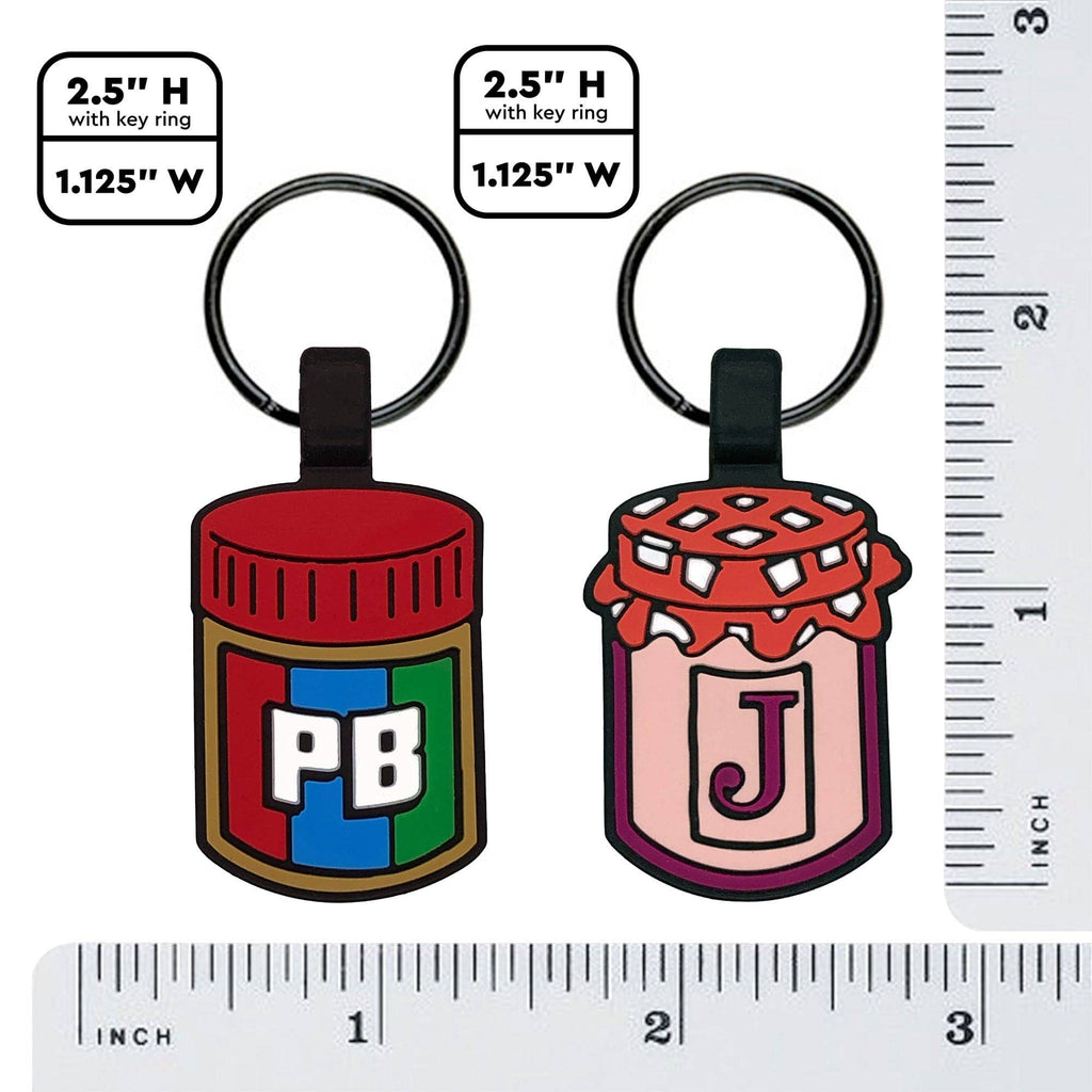 Besties Pets - PB&J BFF Silicone Pet ID Tag Set - Dog.Dog.Cat.