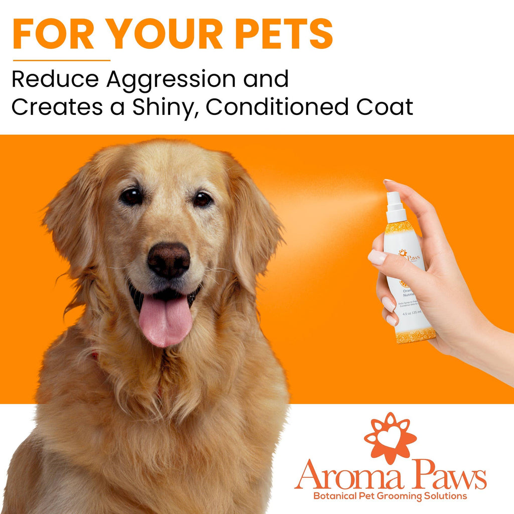 Aroma Paws - 4.5 Oz Repellent and Dog Coat Spray Collection - Dog.Dog.Cat.