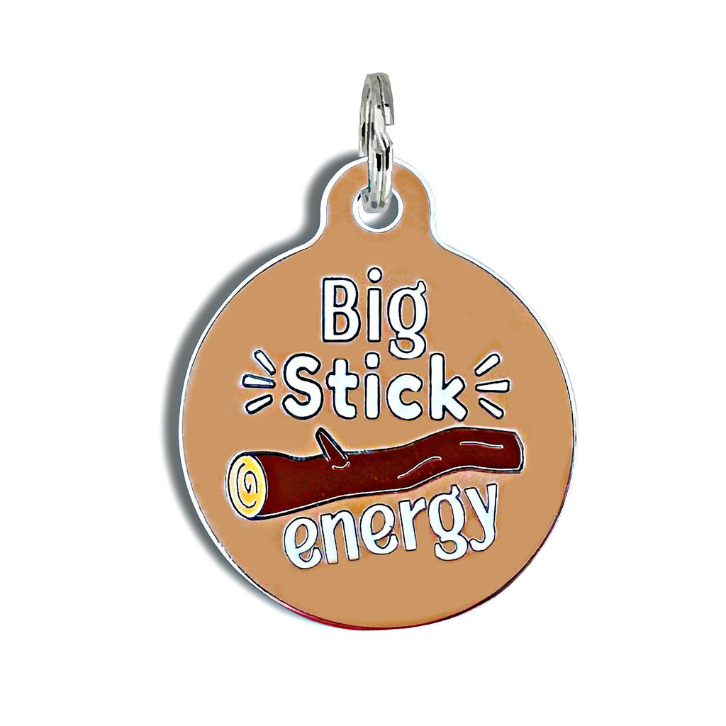 Bad Tags - Adventure Dog ID Tag Personalize - Big Sticker Energy  - Dog.Dog.Cat.