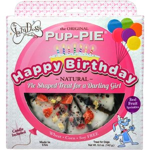 Lazy Dog Pup Pie Birthday Girl : 6 oz - Dog.Dog.Cat.