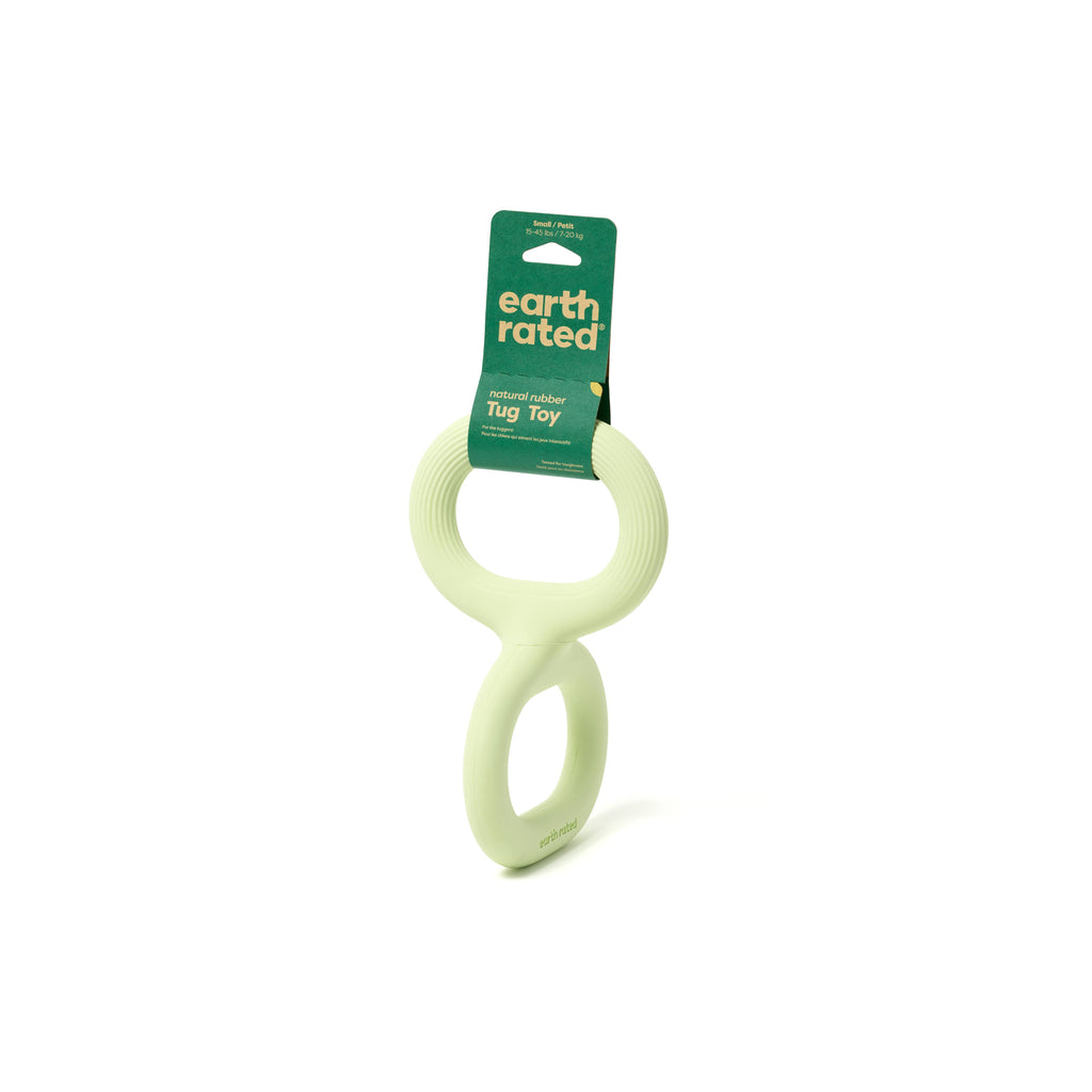 Earth Rated Rubber Tug Dog Toy, Small Green - Dog.Dog.Cat.