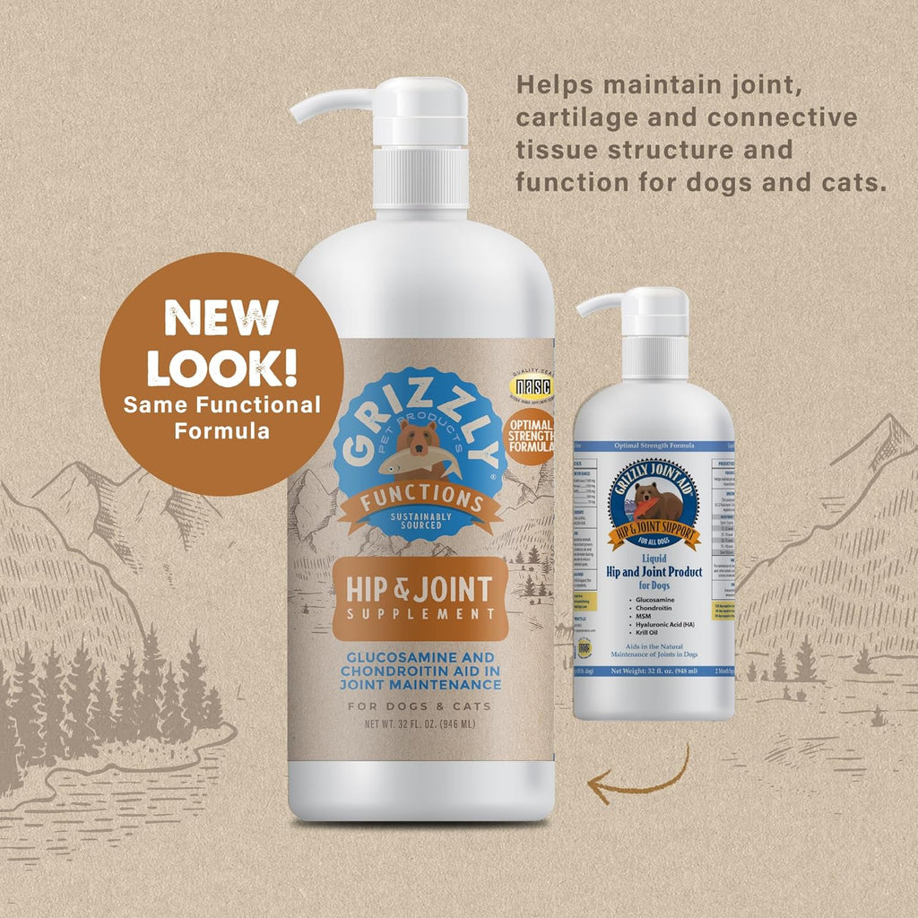 Grizzly Joint Aid Liquid - Dog.Dog.Cat.