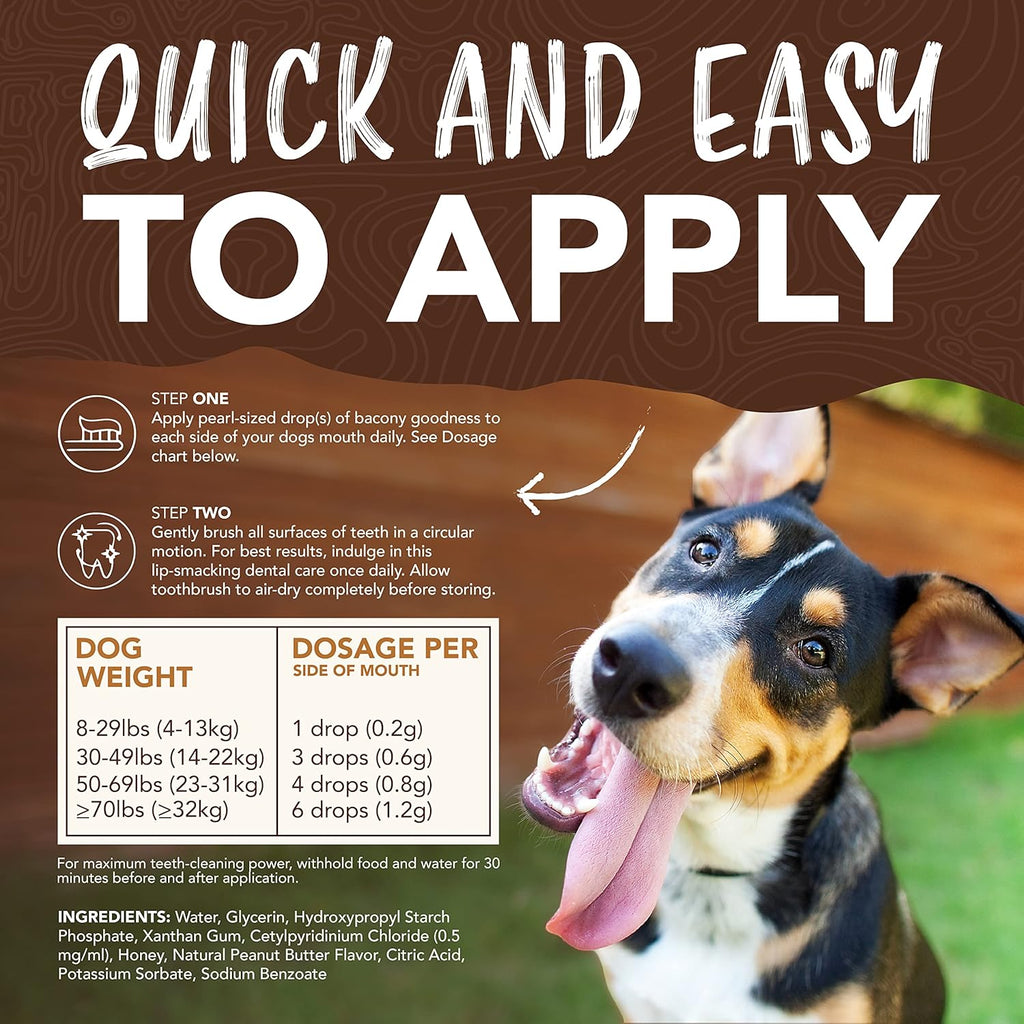 Tropiclean Ent toothbrush-PB Honey : 2 oz - Dog.Dog.Cat.