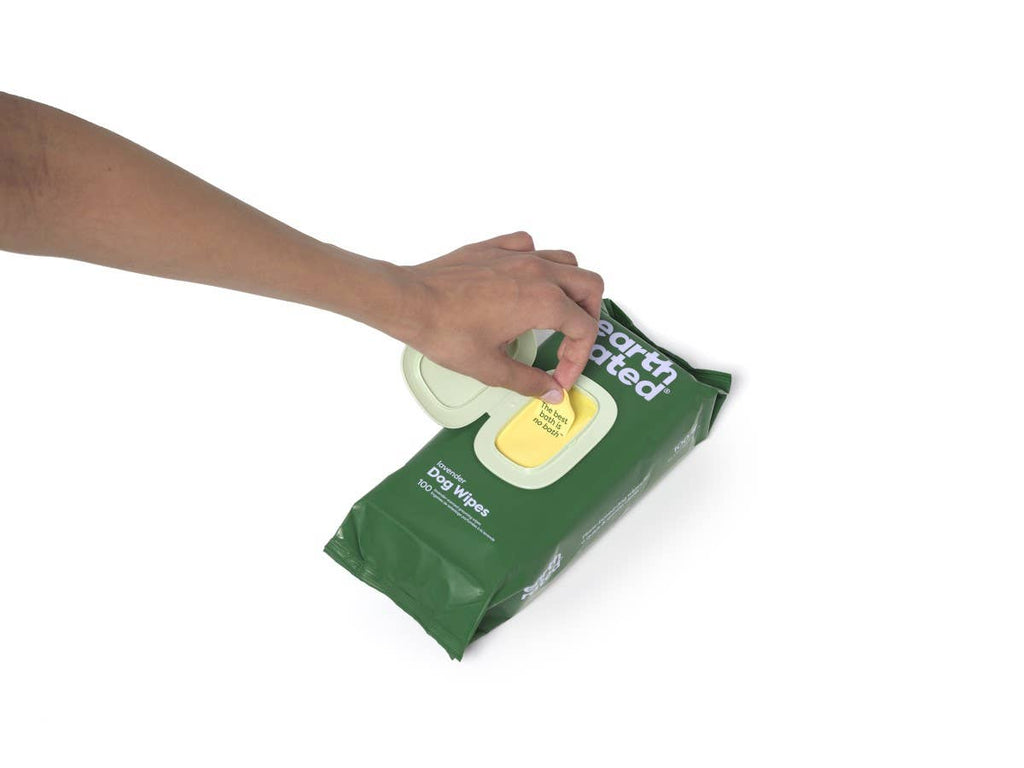 Earth Rated Lavender Dog Grooming Wipes 100ct - Dog.Dog.Cat.