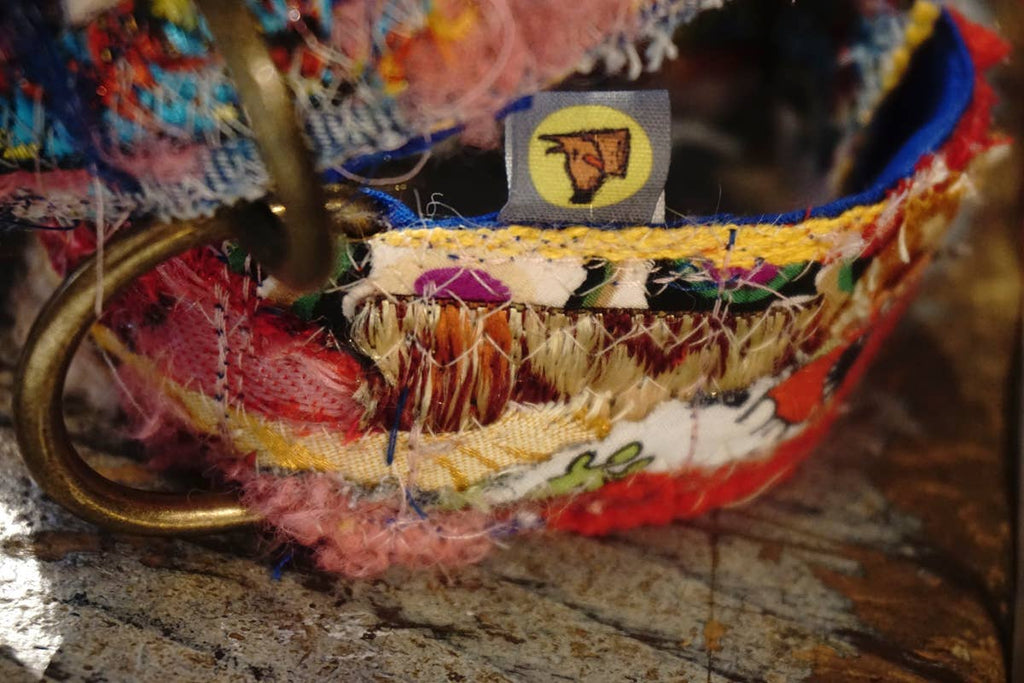 hundsfutter - Unique "patchwork1" dog collars - box with 4 sizes - Dog.Dog.Cat.