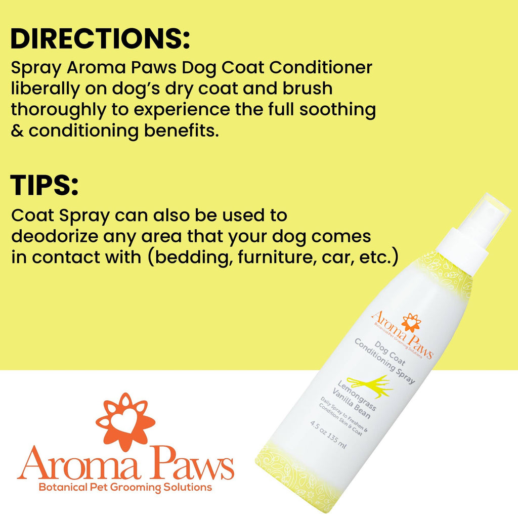 Aroma Paws - 4.5 Oz Repellent and Dog Coat Spray Collection - Dog.Dog.Cat.