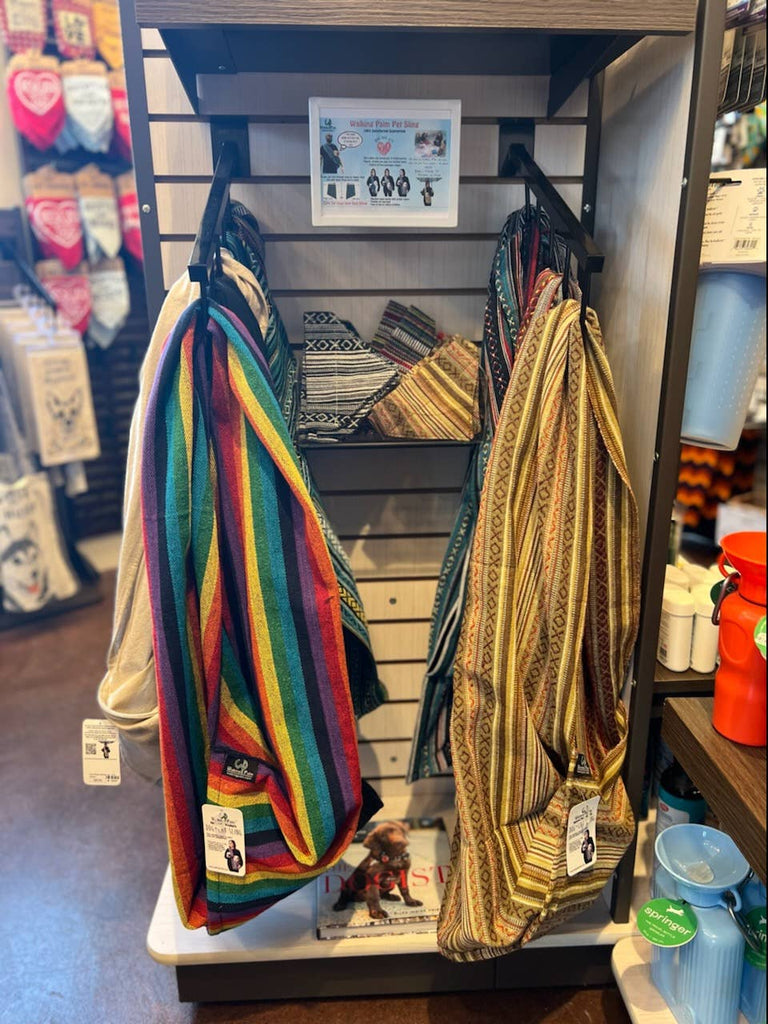 Walking Palm - Dog Sling - Salt & Pepper Woven - Dog.Dog.Cat.