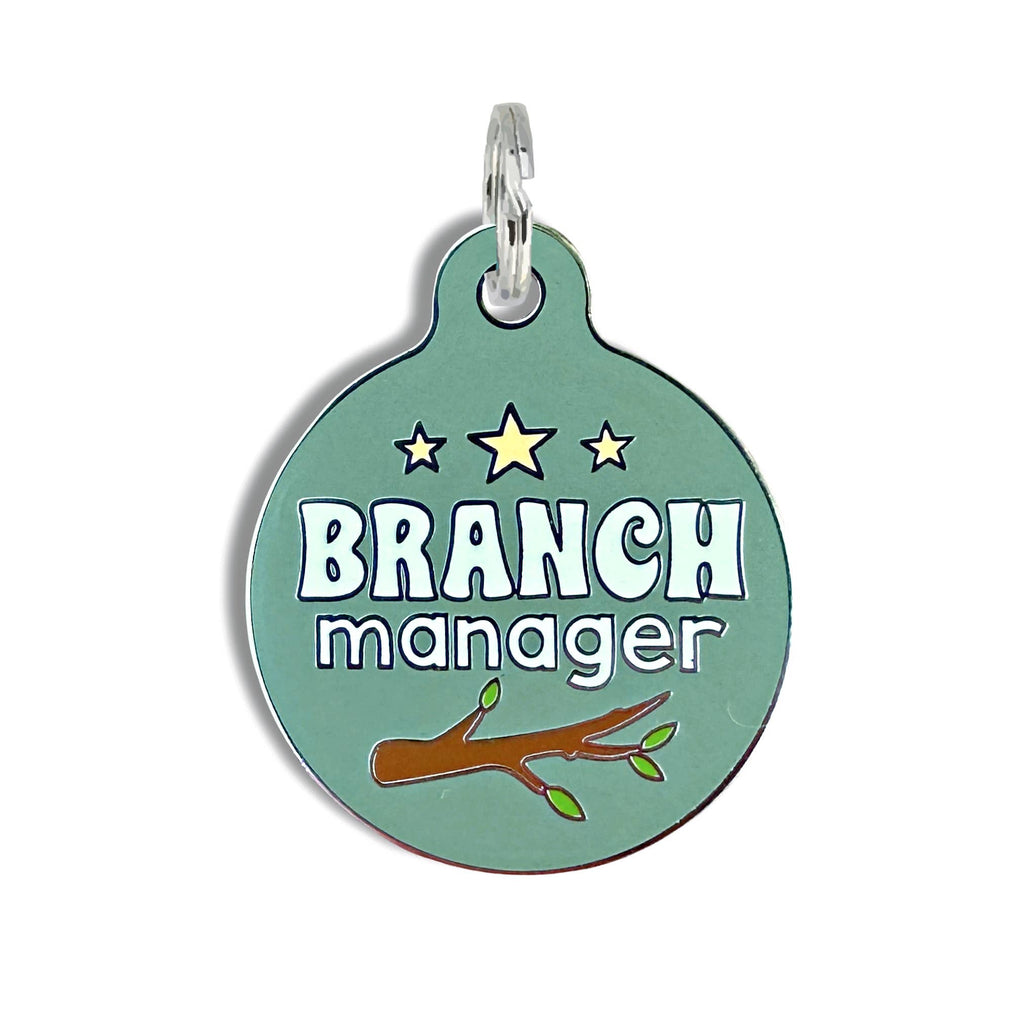 Bad Tags - Adventure Dog ID Tag Personalize - Branch Manager - Dog.Dog.Cat.