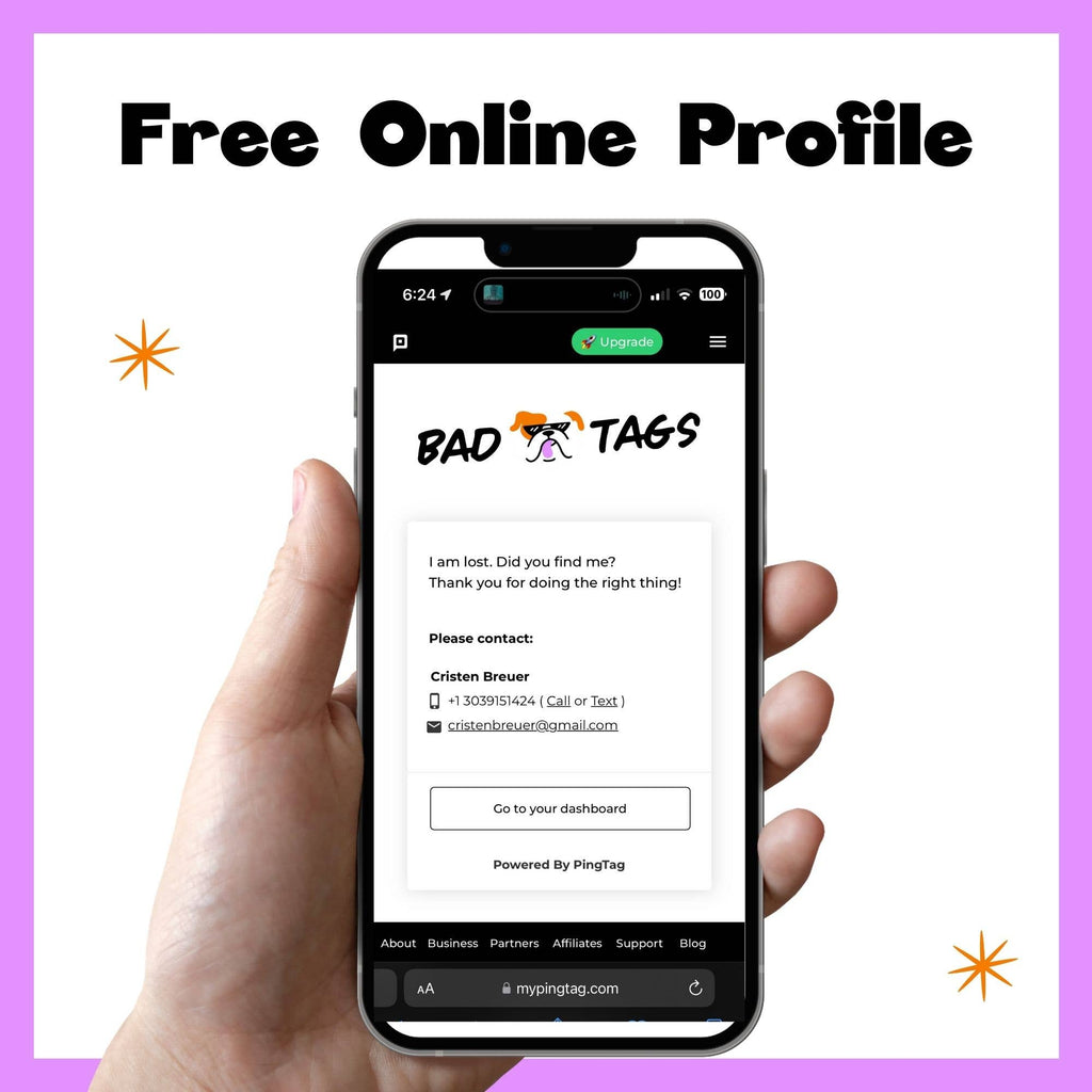 Bad Tags - Dog ID Tag Personalized - Little Miss Wiggle Butt  - Dog.Dog.Cat.