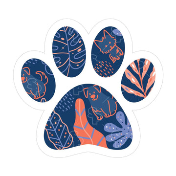 Sticker Pack Sticker-Dog Paw : LRG - Dog.Dog.Cat.