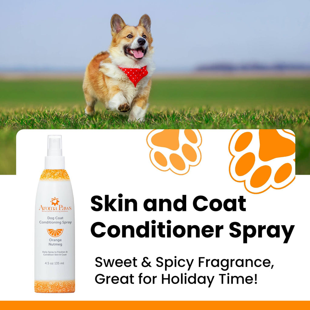 Aroma Paws - 4.5 Oz Repellent and Dog Coat Spray Collection - Dog.Dog.Cat.