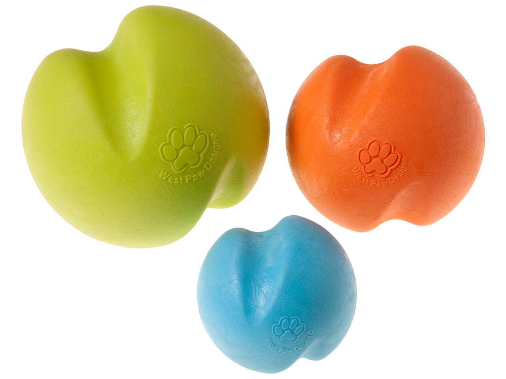 West Paw - Jive® Dog Toy Ball for Chew, and Fetch - Dog.Dog.Cat.