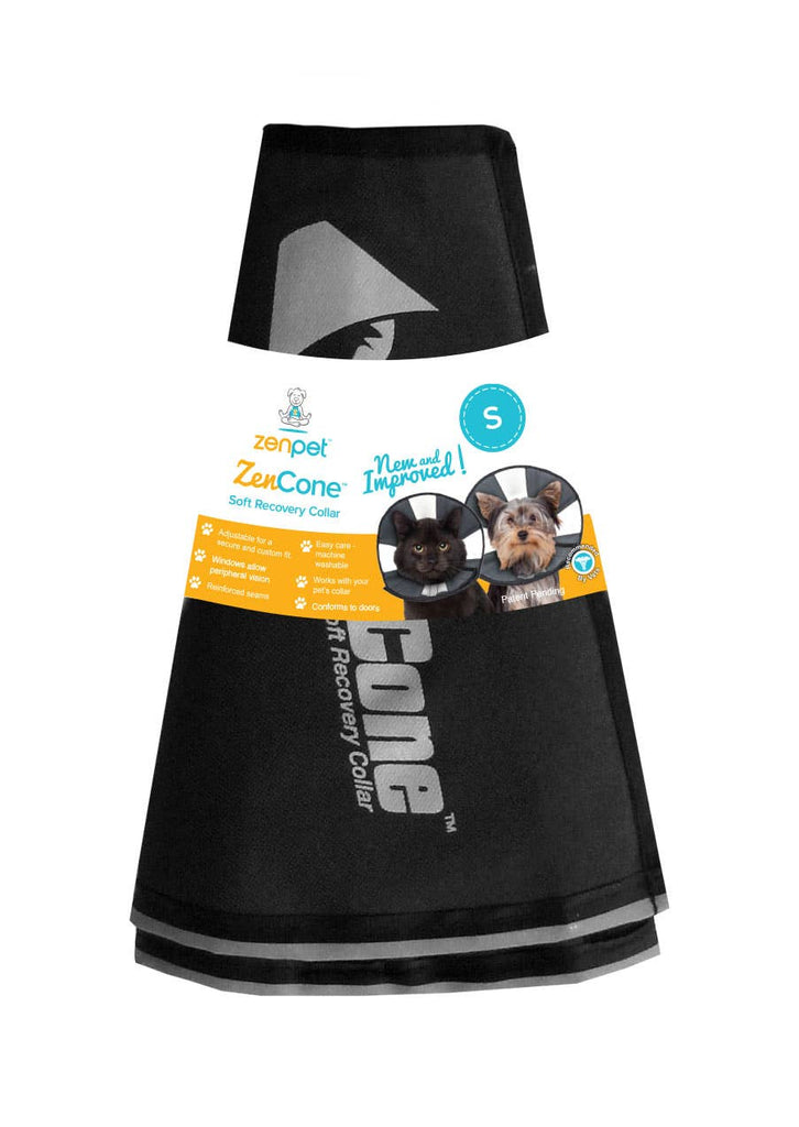ZenCone Soft Recovery Collar with Windows by ZENPET for Comfortable Pet Healing - Dog.Dog.Cat.