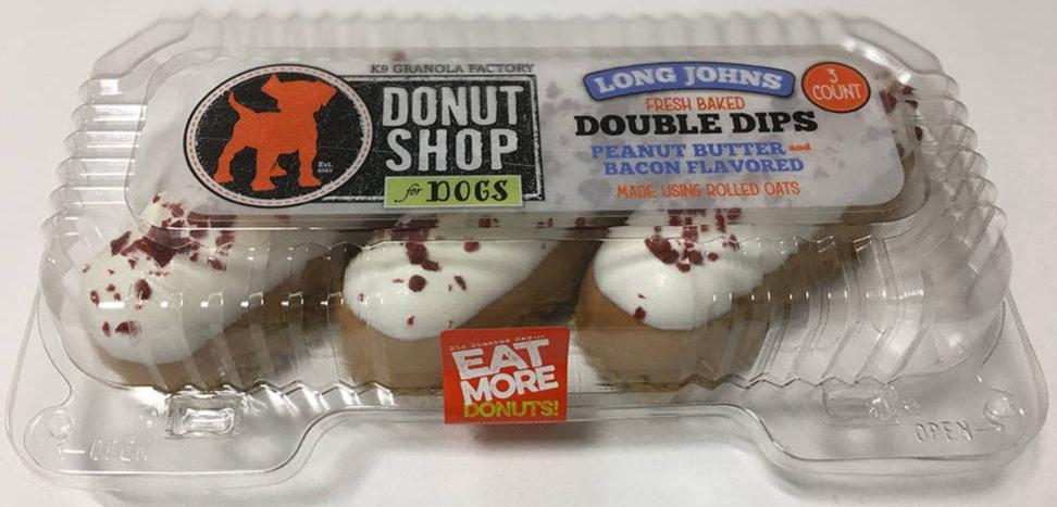 K9 Granola Factory - Long Johns, Peanut Butter & Bacon Recipe Dog Treats - Dog.Dog.Cat.