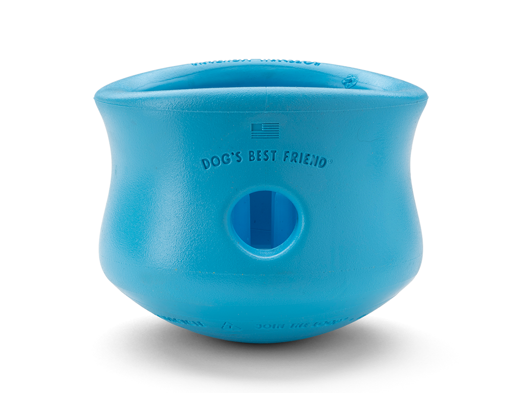 West Paw - Toppl® Puzzle Treat-Dispensing Slow Feeder Dog Toy - Dog.Dog.Cat.