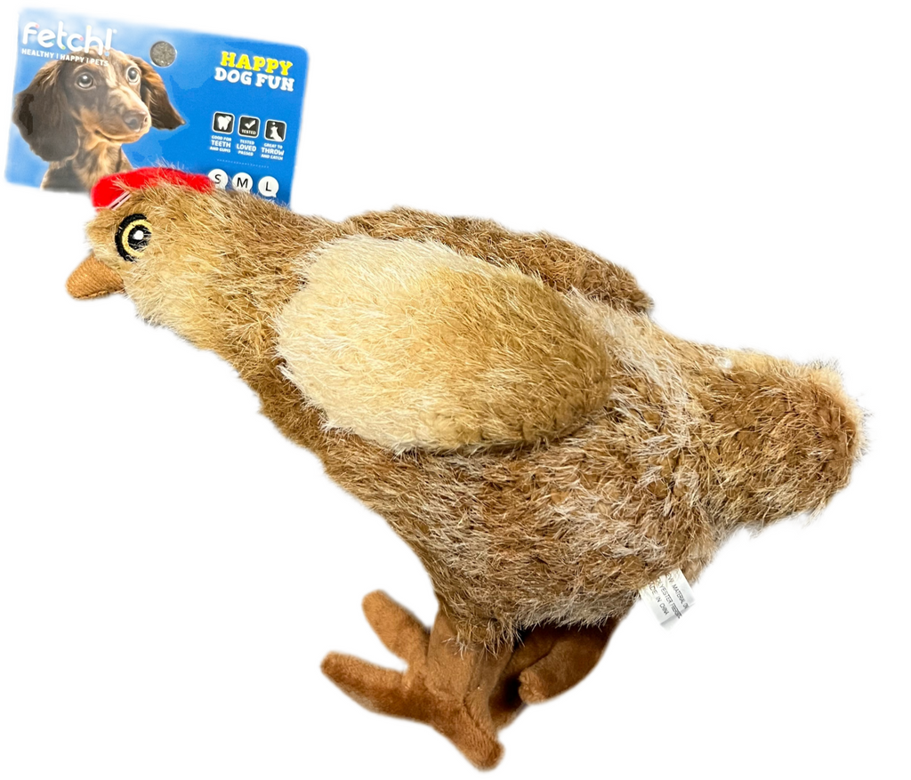 Mother Pecking Hen Plush Dog Toy 9.5" - Dog.Dog.Cat.