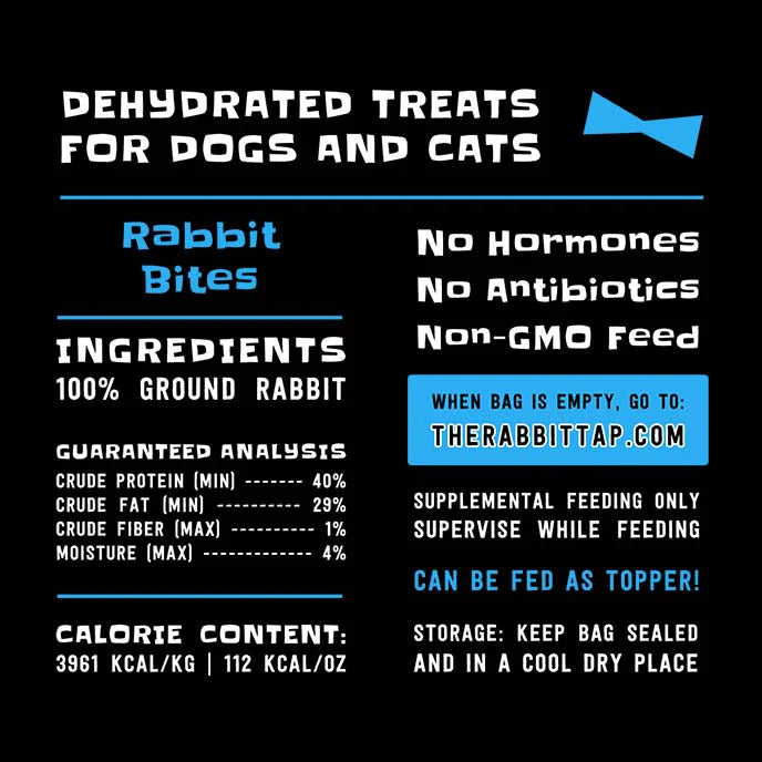 Rabbit Bites Dog Treats - Dog.Dog.Cat.