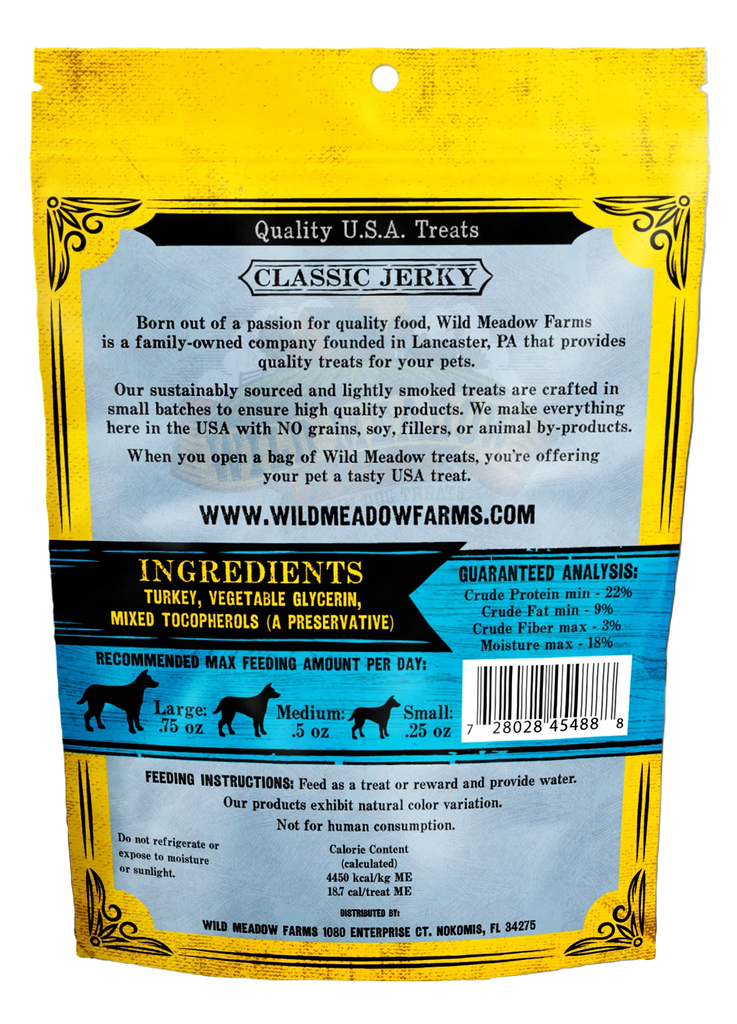 Wild Meadow Farms Mini Classic-Turkey : 4 oz - Dog.Dog.Cat.