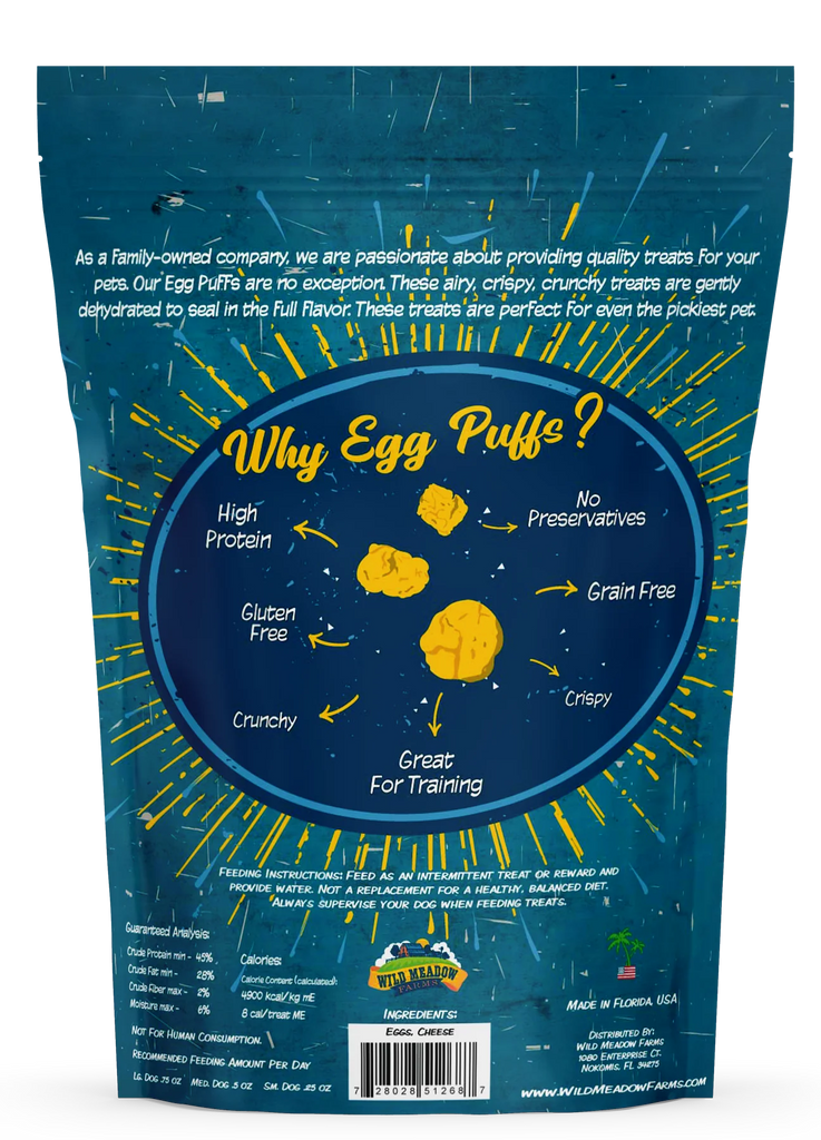 Wild Meadow Farms - Egg Puffs - Dog.Dog.Cat.