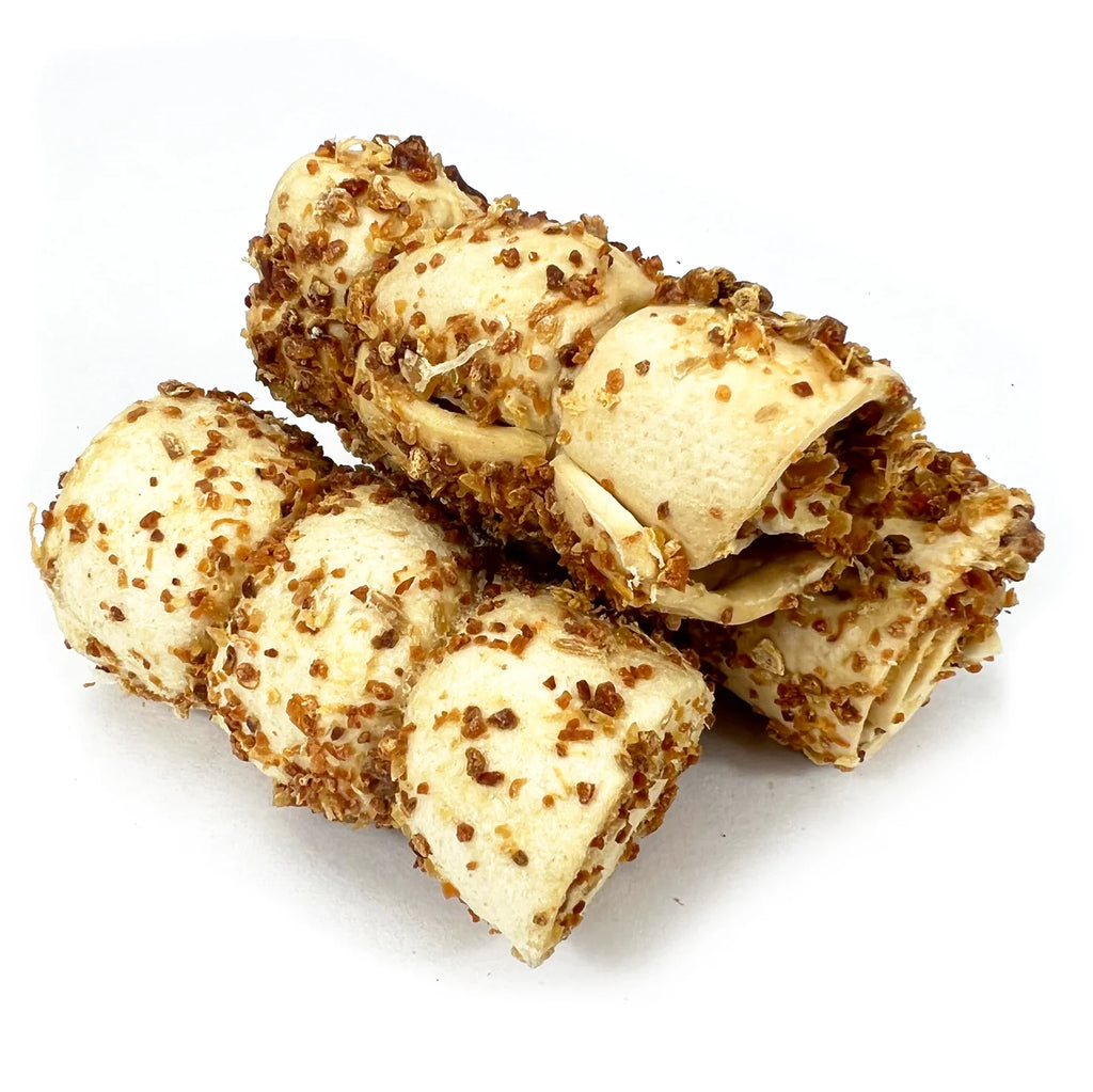 Cheek Rolls-Beef : Mini 3-4" - Dog.Dog.Cat.