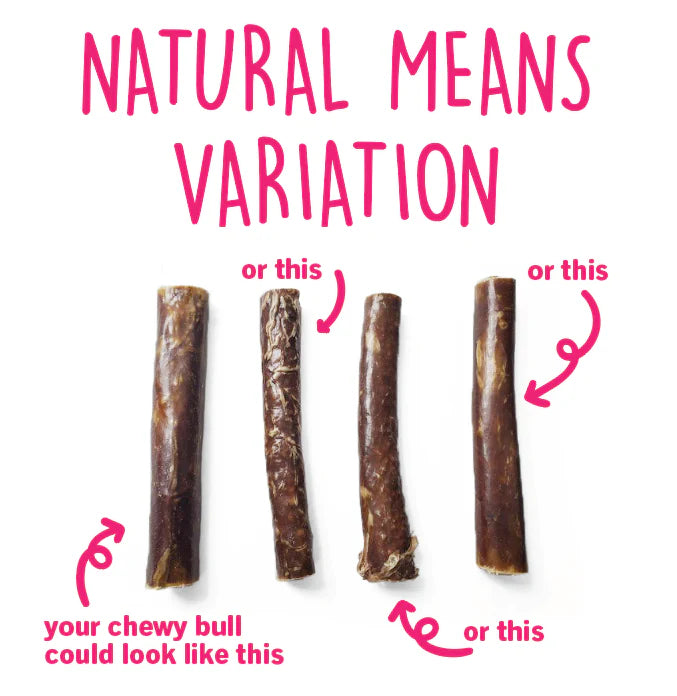 Chewy Bully Beef esophagus, ground beef dog chew - Dog.Dog.Cat.