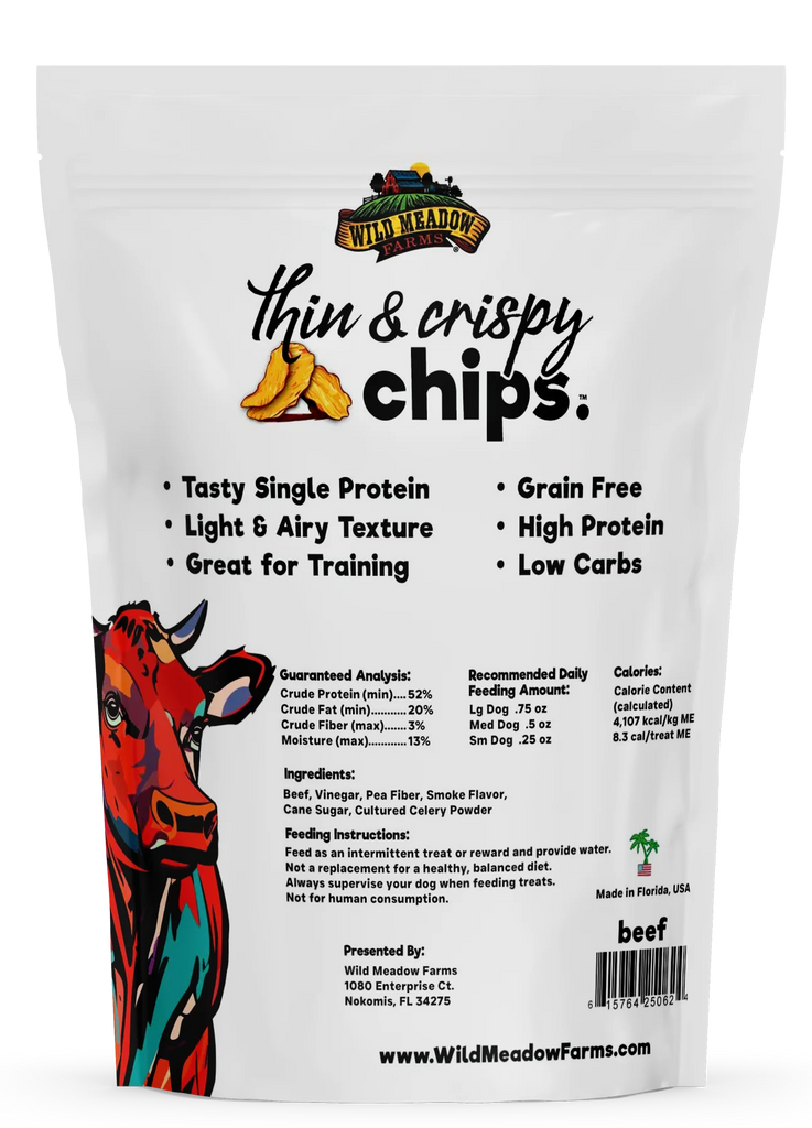 Wild Meadow Farms - Thin & Crispy Chips - Dog.Dog.Cat.