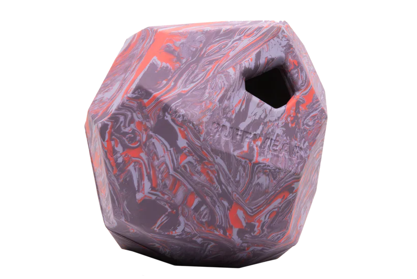 Gnawt-a-Rock™ rubber fetch & puzzle dog toy  Color  Glacial Blue  Purple Orchid - Dog.Dog.Cat.