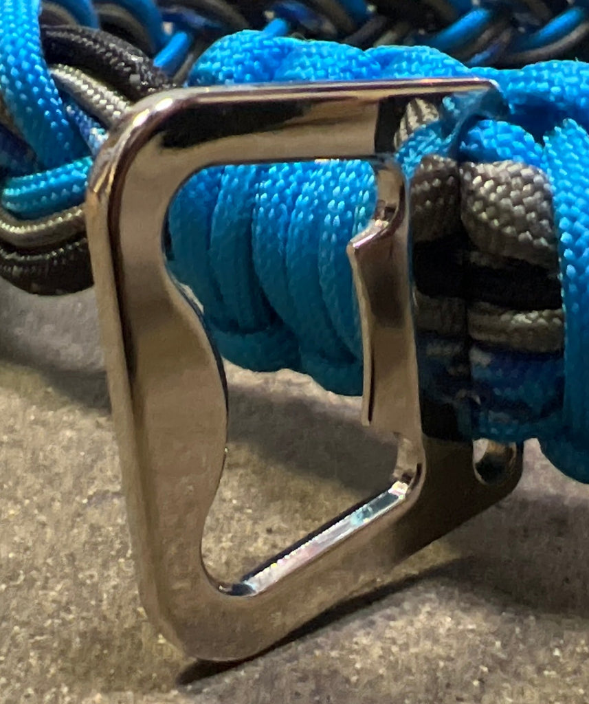 Dog Dog Cat Paracord Dog Collar-Blue Combo - Dog.Dog.Cat.