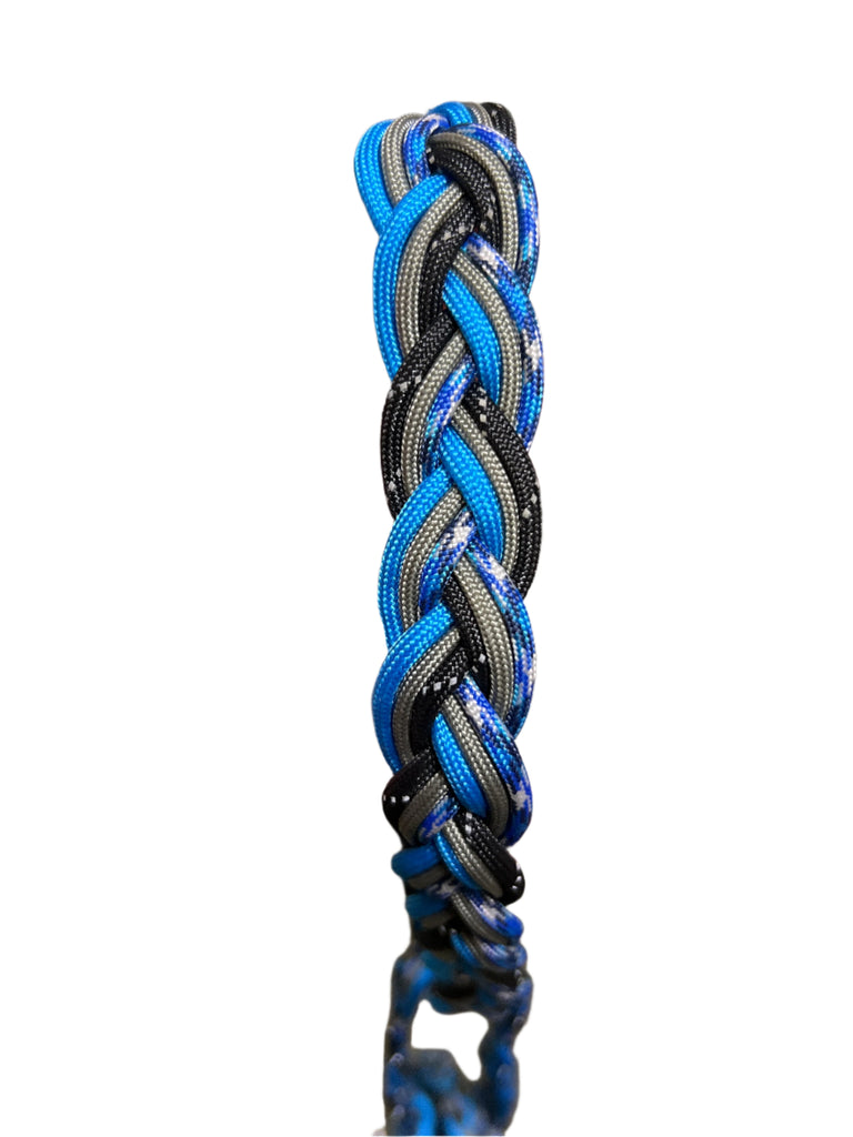 Dog Dog Cat Paracord Dog Collar-Blue Combo - Dog.Dog.Cat.