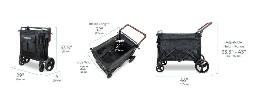 Large Pet Stroller Wagon - Black - Dog.Dog.Cat.