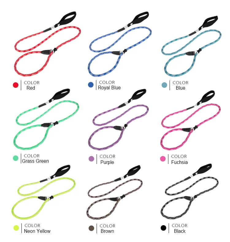 True Love Rope Dog Leash - Training Slip Leash - No collar attachment TLL2575 - Dog.Dog.Cat.